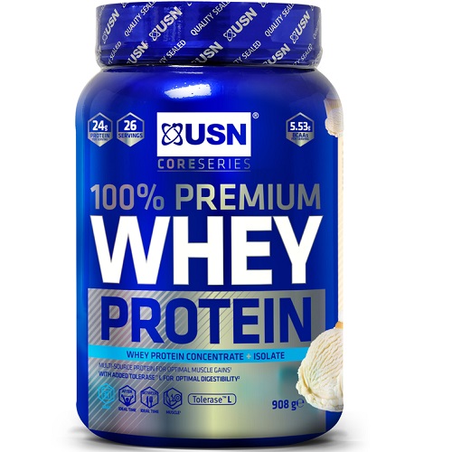 USN 100% Premium Whey Protein, 908 Grams